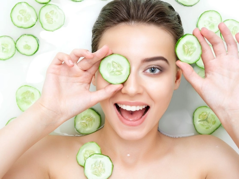Can Cucumbers Squeeze Your Face?